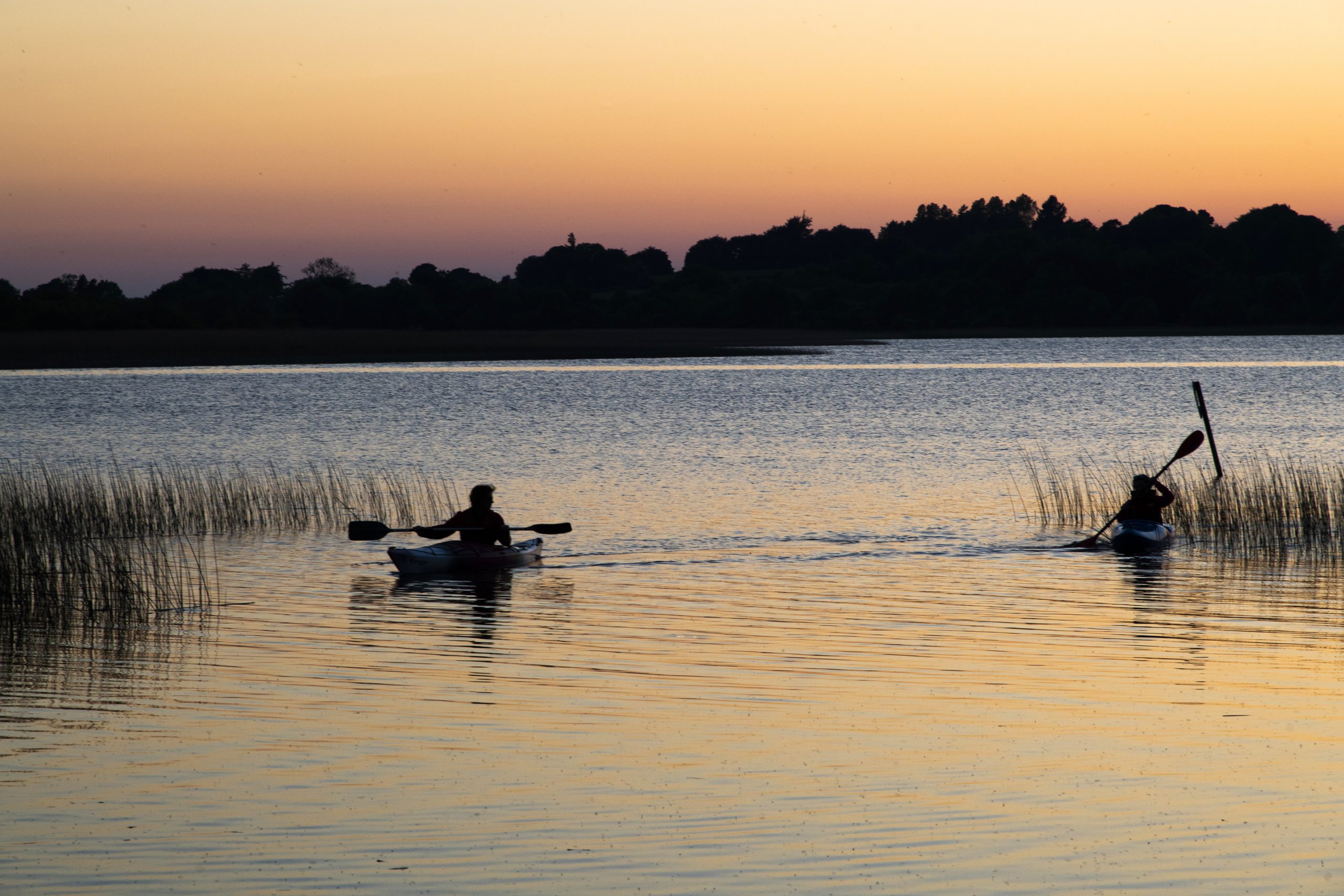 Sunset at Wineport Lodge, Lough Key